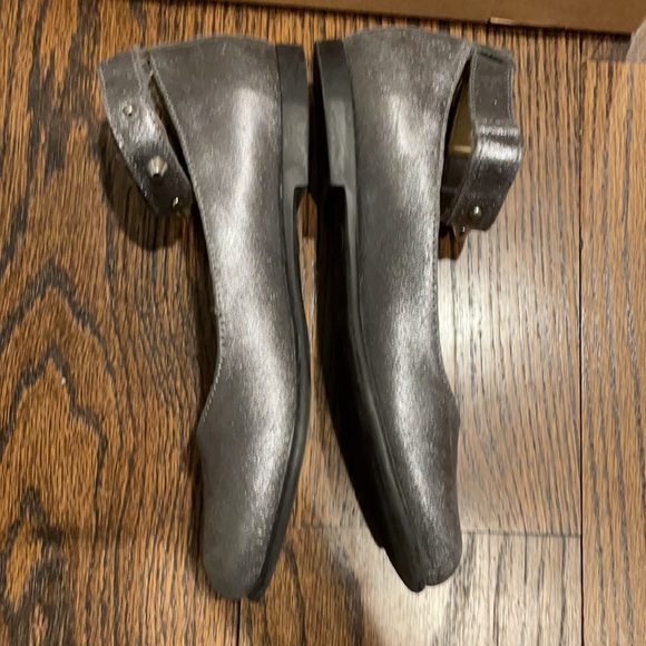 Naturino Norcia girls silver ballet flat shoe 35 - Picture 6 of 9